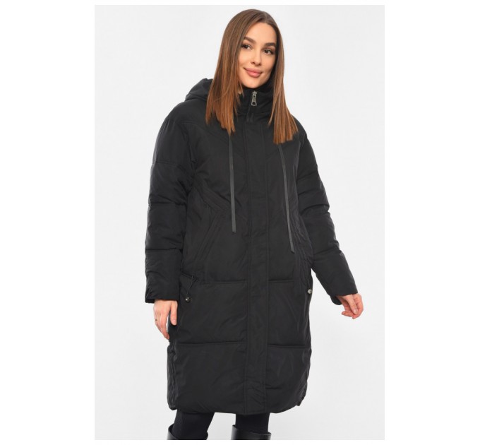 Куртка жіноча зимова чорного кольору 193699L