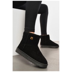 Угги женские на меху черного цвета 193934L Угги женские на меху черного цвета 193934L