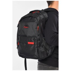 Рюкзак мужской текстильный черного цвета 194336L