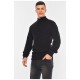 Светр чоловічий однотонний чорного кольору 194482L
