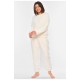 Піжама жіноча молочного кольору 194549L