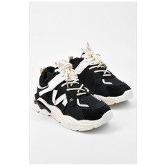 Кросівки дитячі на хутрі чорного кольору 195119L Кросівки дитячі на хутрі чорного кольору 195119L