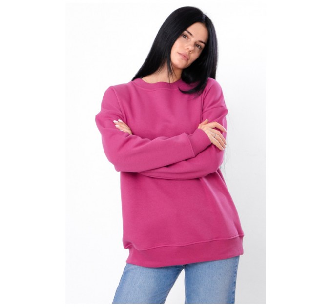 Свитшот женский фиолетового цвета 195205L