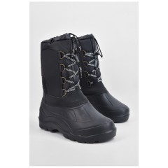 Дутики чоловічі піна на овчині чорного кольору 195376L