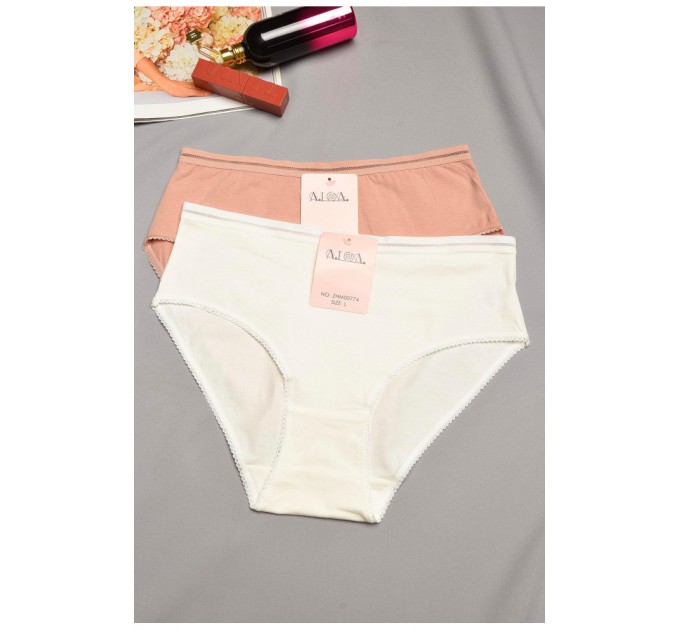 Набір жіночих трусів напівбатальних 2 штуки 195525L