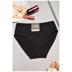 Труси жіночі напівбатальні чорного кольору 195543L