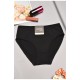 Трусы женские полубатальные черного цвета 195543L