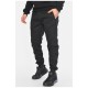 Спортивні штани чоловічі на флісі чорного кольору 196154L