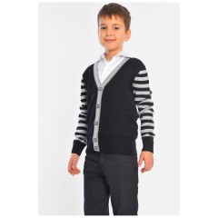 Кофта детская для мальчика черного цвета 196340L