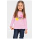 Лонгслів дитячий для дівчинки рожевого кольору 196530L
