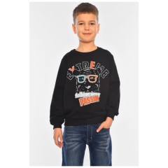 Свитшот детский для мальчика черного цвета 196569L