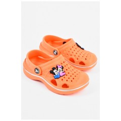 Кроксы детские для девочки оранжевого цвета 196872L