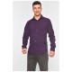 Сорочка чоловіча однотонна фіолетового кольору 196887L