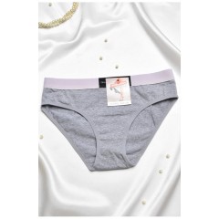 Труси жіночі однотонні сірого кольору 197022L