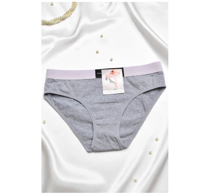 Труси жіночі однотонні сірого кольору 197022L