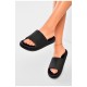 Шльопанці піна жіночі чорного кольору 197245L