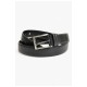 Ремінь чоловічий чорного кольору розмір 113*3,3 см 198284L