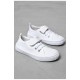 Мокасини дитячі білого кольору 198743L