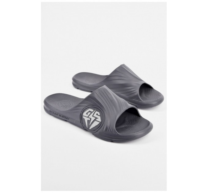Шльопанці чоловічі піна темно-сірого кольору 198875L