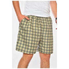 Шорти чоловічі батальні темно-бежевого кольору з принтом 199963L