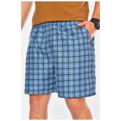 Шорти чоловічі батальні синього кольору з принтом 199965L