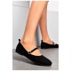 Балетки жіночі чорного кольору 200131L