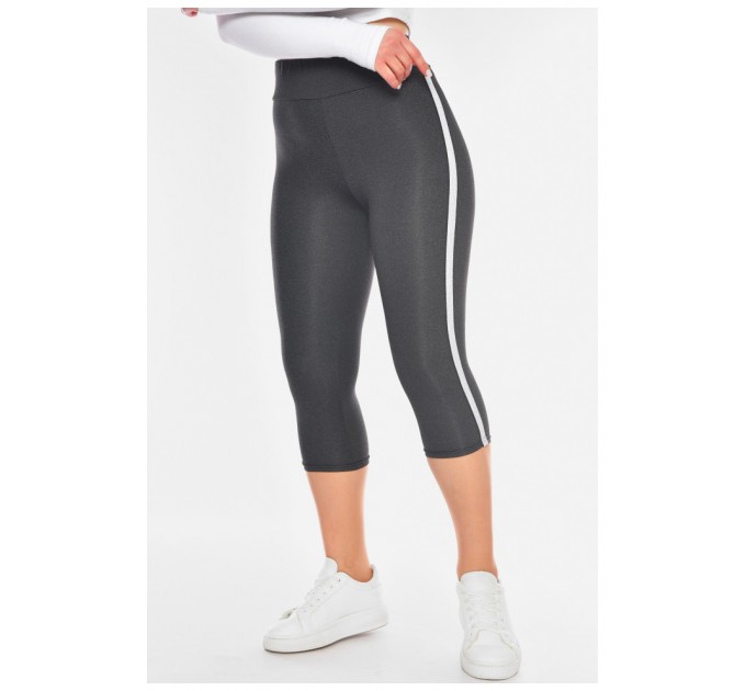 Бриджі жіночі темно-сірого кольору 200375L