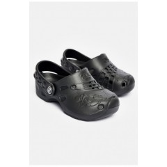Кроксы детские черного цвета 200524L