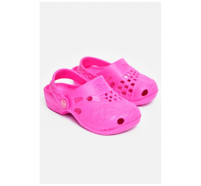 Кроксы детские малинового цвета 200527L