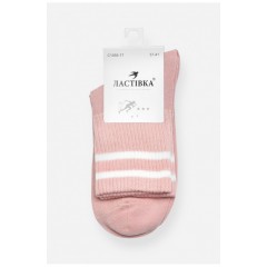 Шкарпетки жіночі демісезонні рожевого кольору 200737L