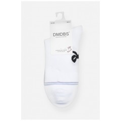 Шкарпетки жіночі демісезонні білого кольору 200767L