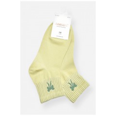 Шкарпетки жіночі демісезонні світло-зеленого кольору 200783L