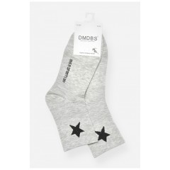 Шкарпетки підліток демісезонні сірого кольору 200878L