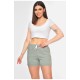 Шорти жіночі оливкового кольору 200915L