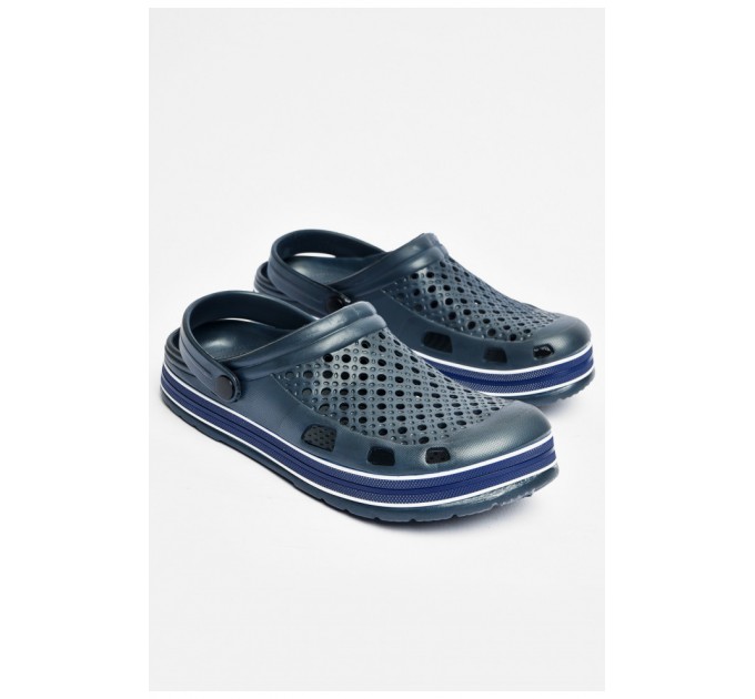 Кроксы мужские темно-синего цвета 200935L
