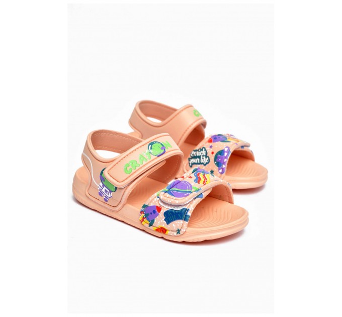Сандалии детские пена персикового цвета 201152L