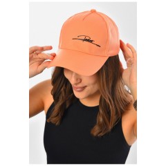 Кепка жіноча персикового кольору 201264L