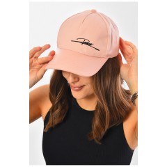 Кепка жіноча світло-рожевого кольору 201265L