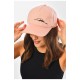 Кепка жіноча світло-рожевого кольору 201265L