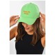 Кепка жіноча зеленого кольору 201280L