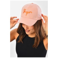 Кепка жіноча світло-рожевого кольору 201286L