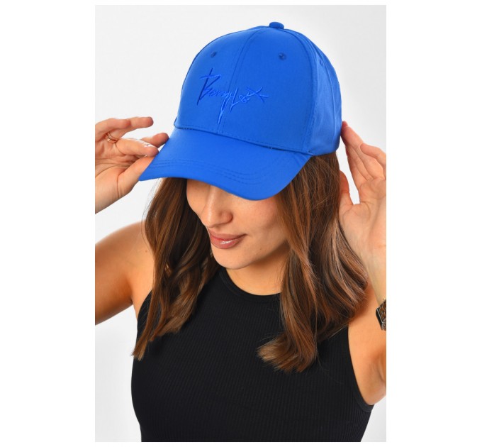 Кепка жіноча синього кольору 201288L
