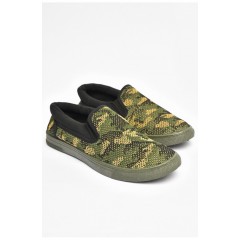 Мокасини чоловічі темно-зеленого кольору 201604L