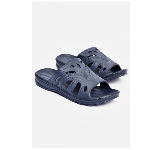 Шлепки детские для мальчика пена синего цвета 201715L