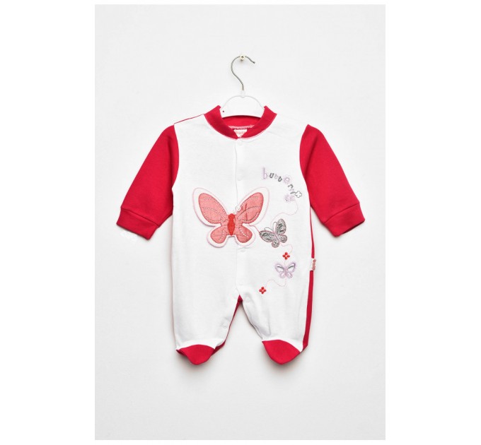 Детский мужской для девочки малинового цвета с шапочкой 201749L