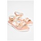 Босоніжки для дівчинки рожевого кольору 201912L Босоніжки для дівчинки рожевого кольору 201912L