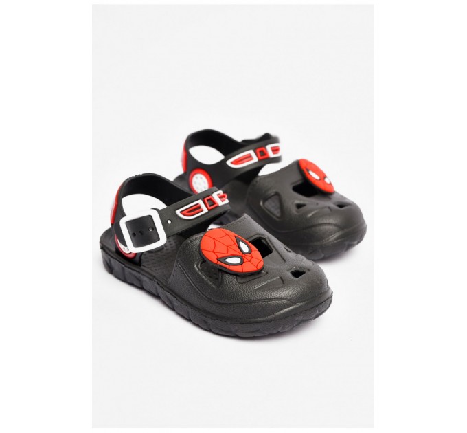 Сандалі дитячі піна для хлопчика чорного кольору 201924L
