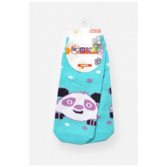 Шкарпетки дитячі для дівчинки демісезонні бірюзового кольору 202045L