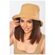 Женская панама темно-бежевого цвета 202047L