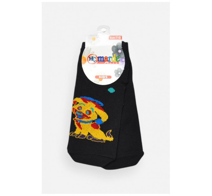 Шкарпетки дитячі демісезонні чорного кольору 202048L